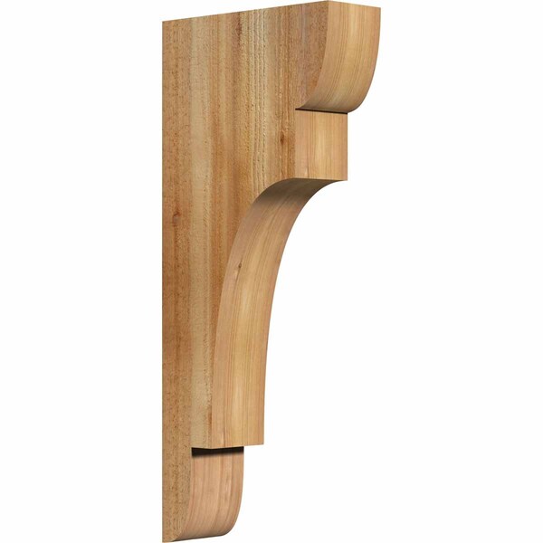 Ekena Millwork New Brighton Rough Sawn Corbel, Western Red Cedar, 4"W x 12"D x 28"H COR04X12X28NEB00RWR - main